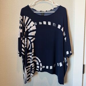 Clara Sun Woo Navy Blue Blouse XL